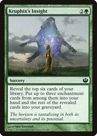 Kruphix's Insight - Journey Into Nyx - Magic: The Gathering card
