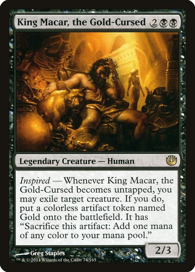 King Macar, the Gold-Cursed - Journey Into Nyx - Magic: The