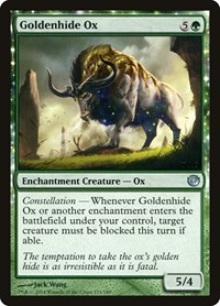 Goldenhide Ox - Journey Into Nyx - Magic: The Gathering card