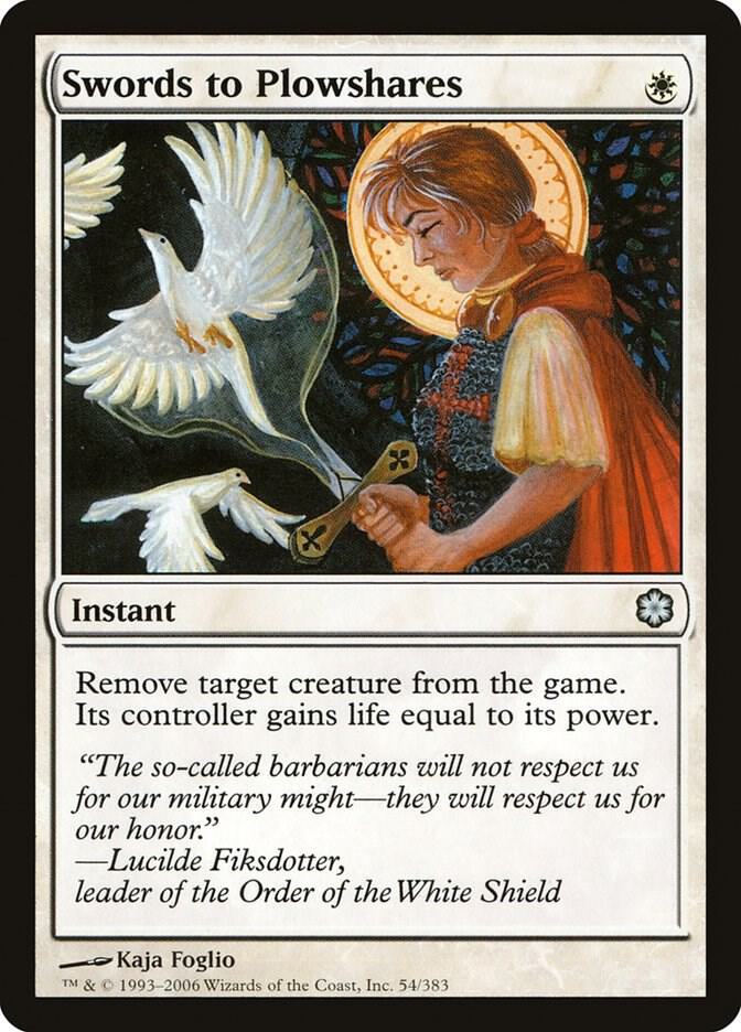 Swords to Plowshares - Coldsnap Theme Deck Reprints - Magic: The