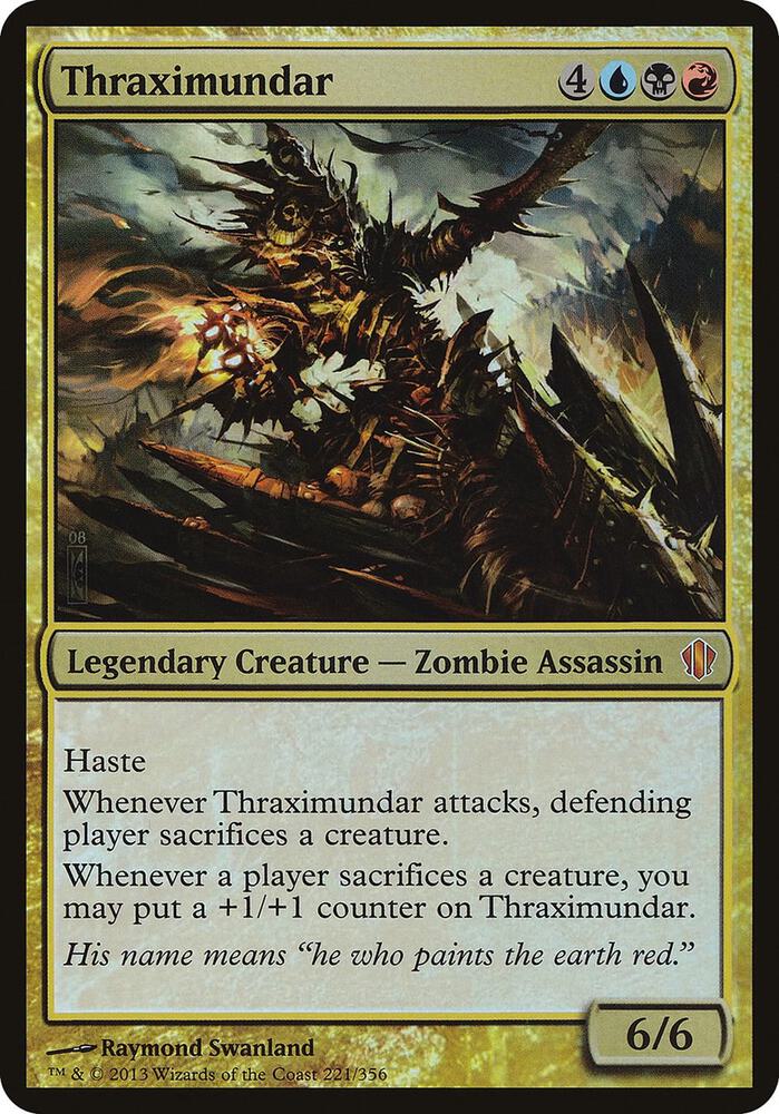 Thraximundar (Commander 2013) - Oversize Cards - Magic: The