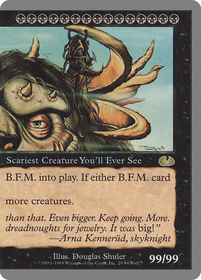プレイマット　B.F.M. (Big Furry Monster) MTG B.F.M. (BIG FURRY MONSTER) BFM SET Near Mint | eBay