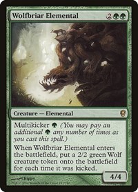 Wolfbriar Elemental - Conspiracy - Magic: The Gathering card