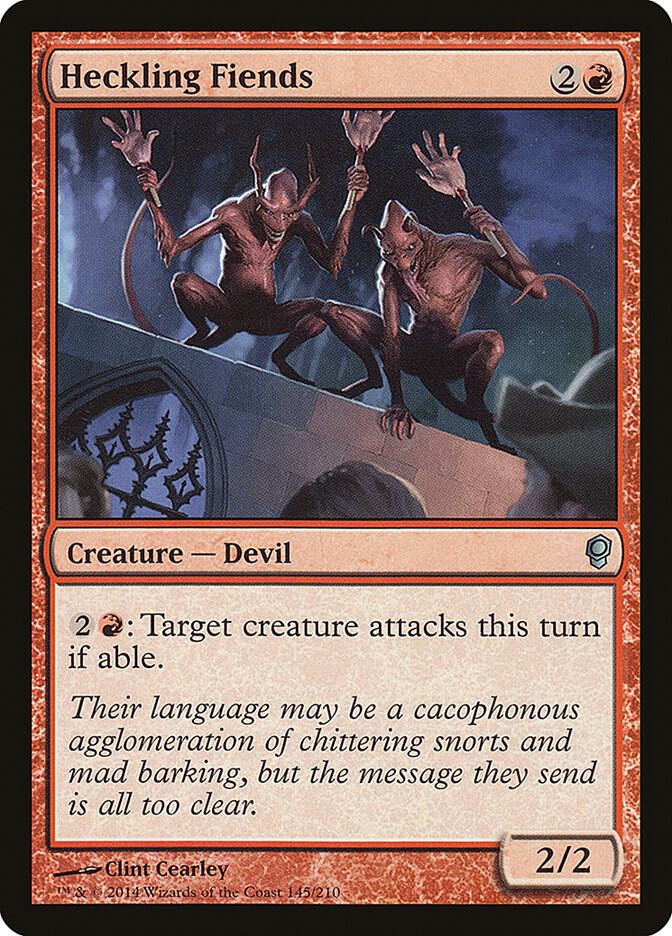 Heckling Fiends 145 card