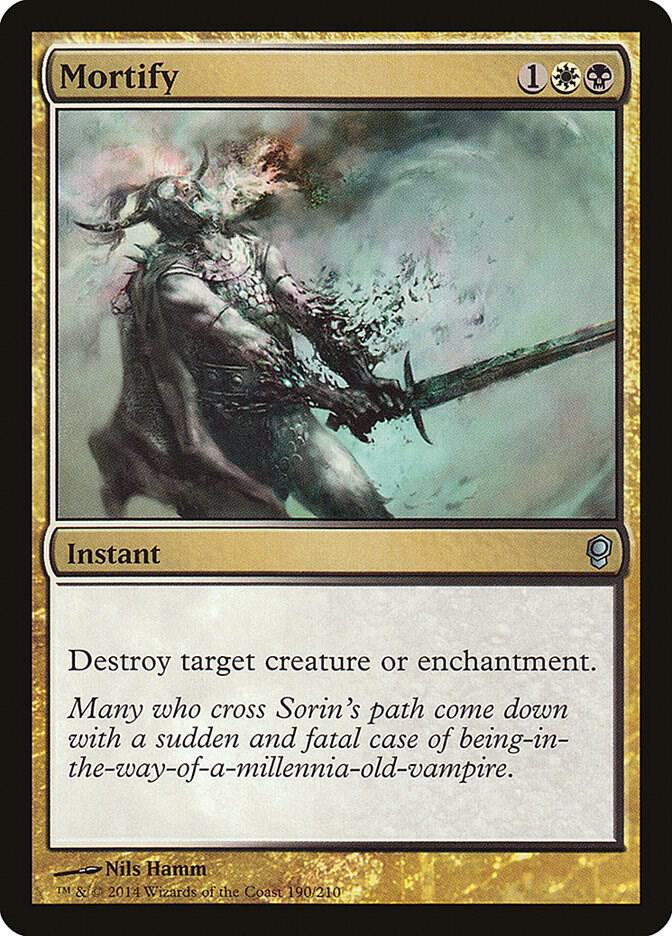 Mortify 190 card