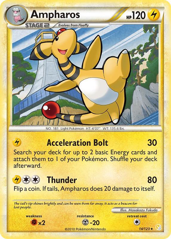 Ampharos 14/123 from HeartGold SoulSilver