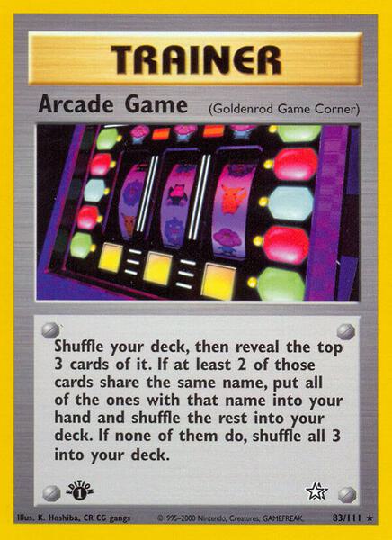 Arcade Game (Goldenrod Game Corner)