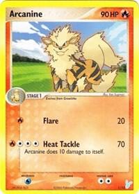 Arcanine 1/12 from EX Trainer Kit 2: Plusle & Minun
