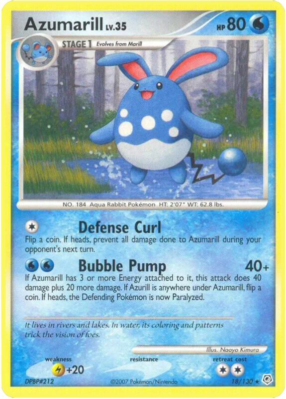 Azumarill 18/130 from Diamond and Pearl
