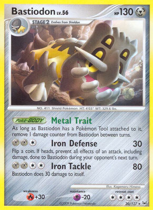 Bastiodon 20/127 from Platinum