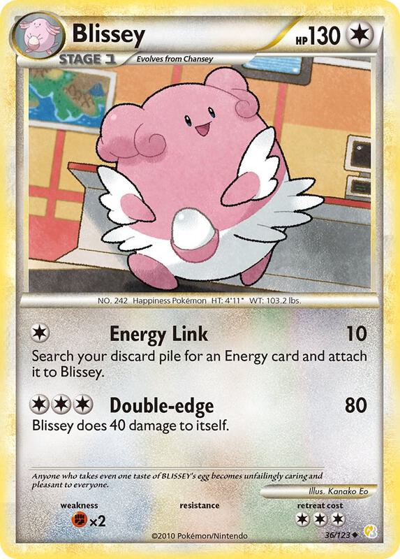 Blissey 36/123 from HeartGold SoulSilver