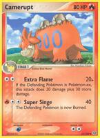 camerupt pokemon card Camerupt 23/106 - ex Emerald main image 0