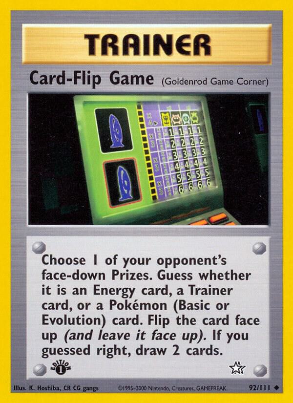 Card-Flip Game (Goldenrod Game Corner) 092/111