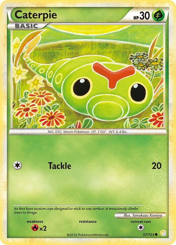 Caterpie 57/123 from HeartGold SoulSilver