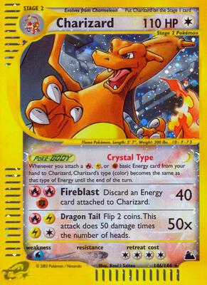 Charizard from the Skyridge set, card 146/144