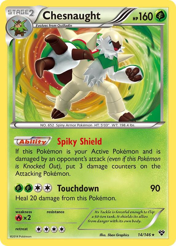 Chesnaught 14/146 from XY Base Set