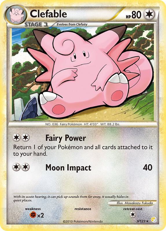 Clefable 3/123 from HeartGold SoulSilver