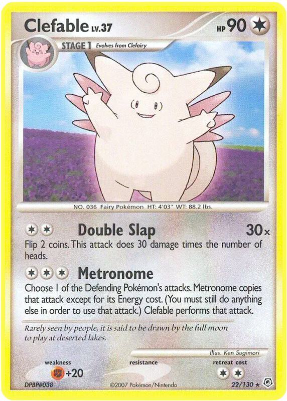 Clefable 22/130 from Diamond and Pearl