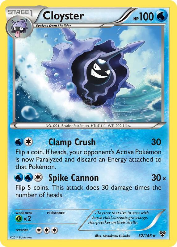 Cloyster 32/146 from XY Base Set