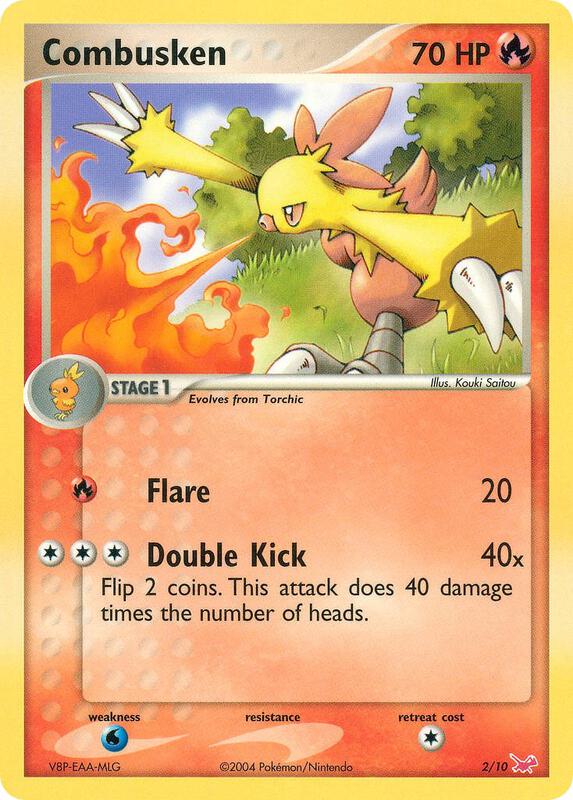 Combusken 2/10 from EX Trainer Kit 1: Latias & Latios