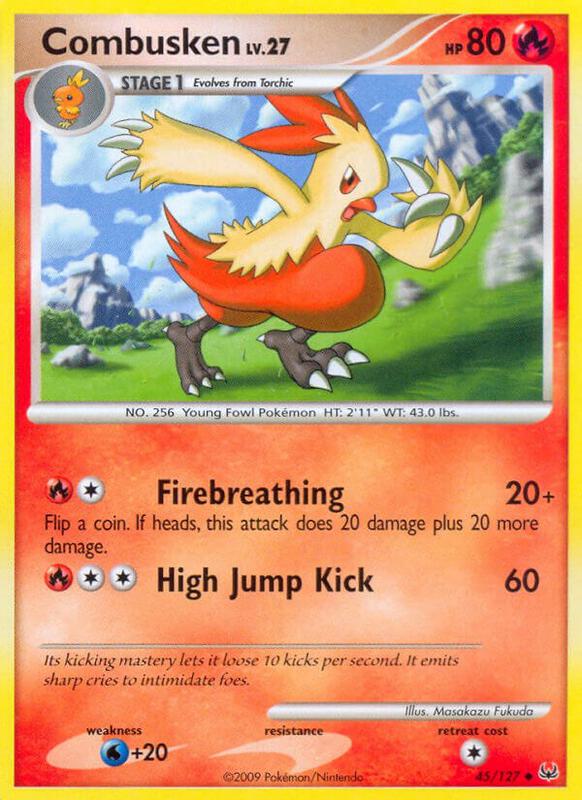 Combusken 45/127 from Platinum