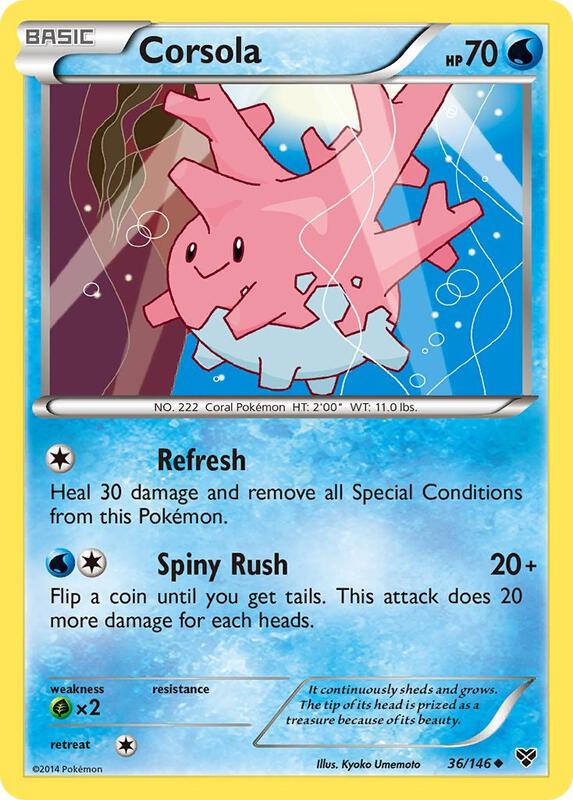 Corsola 36/146 from XY Base Set
