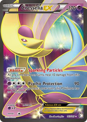 Cresselia EX (143 Full Art) - Boundaries Crossed - Pokemon
