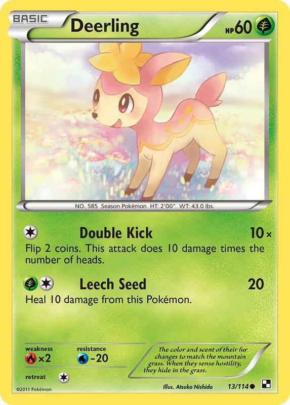Deerling 13/114 from Black and White