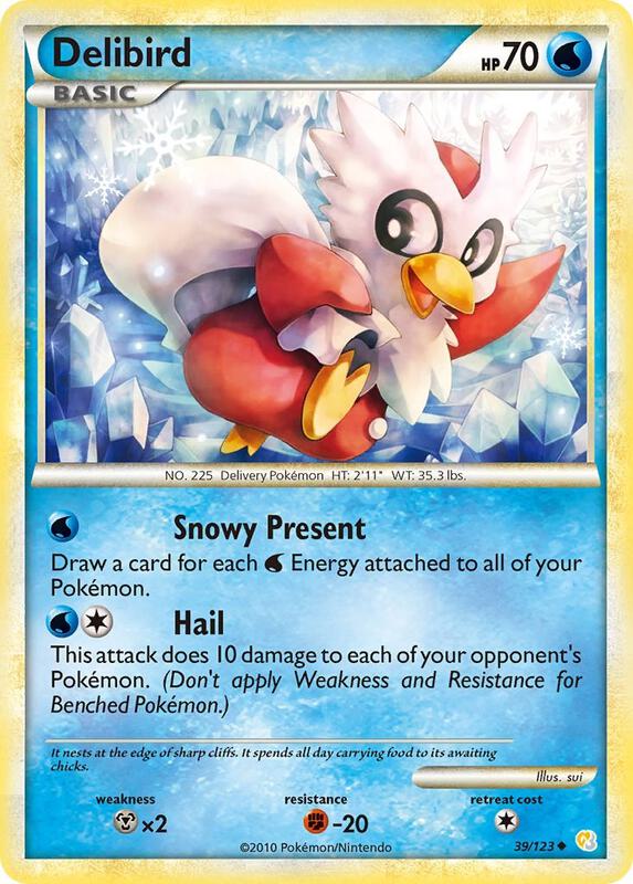 Delibird 39/123 from HeartGold SoulSilver