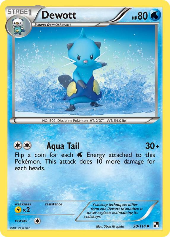 Dewott (30) 30/114 from Black and White