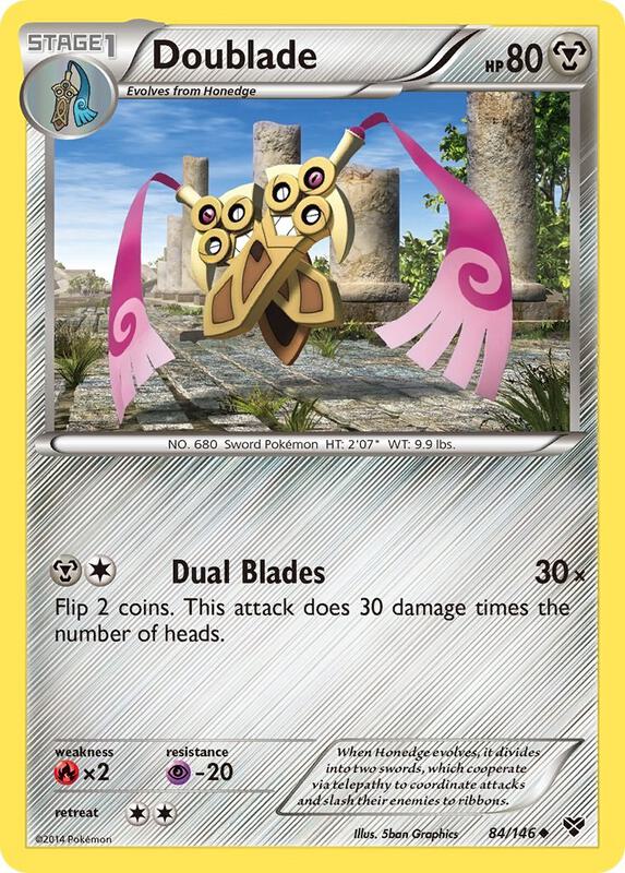 Doublade 84/146 from XY Base Set