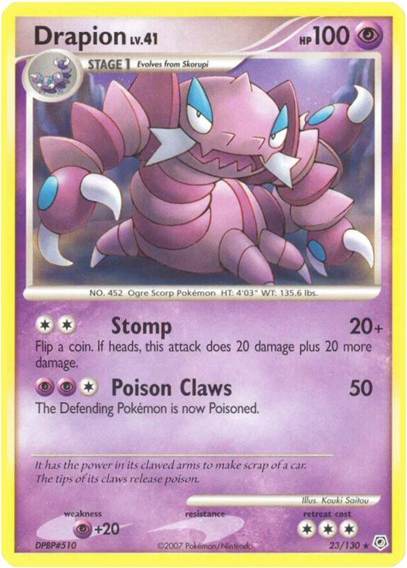 Drapion 23/130 from Diamond and Pearl
