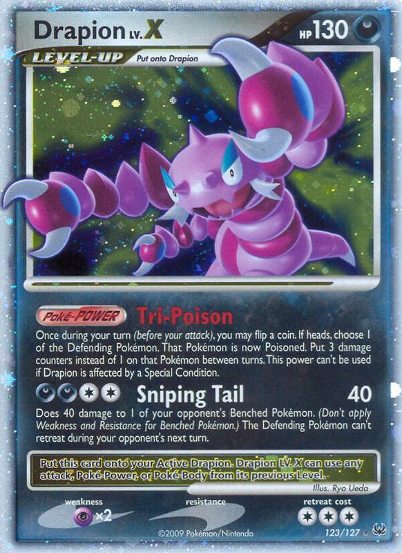 Drapion LV.X 123/127 from Platinum
