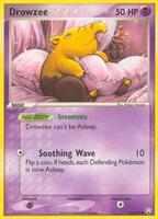Drowzee #54 from Pokemon Team Rocket Returns set