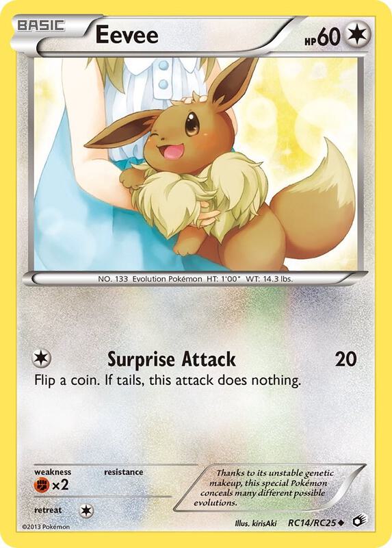 Eevee RC14/RC25 from Legendary Treasures: Radiant Collection