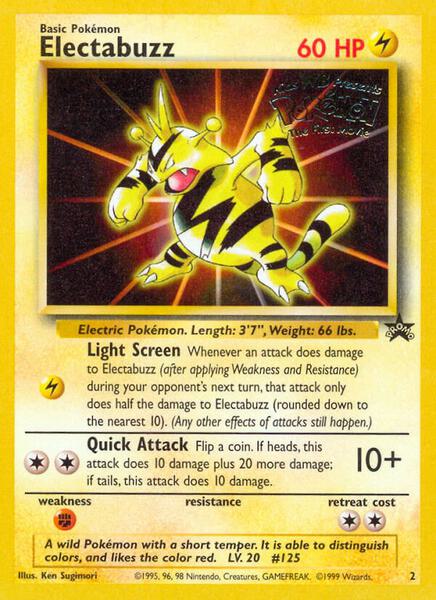 Electabuzz (Movie Promo) card image