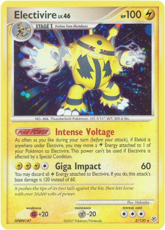 Electivire 3/130 from Diamond and Pearl