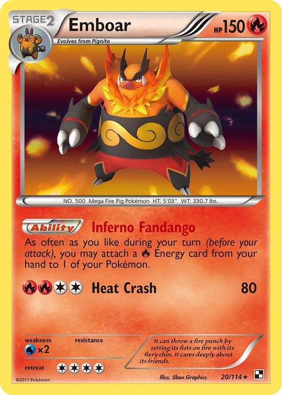 Emboar (20) 20/114 from Black and White