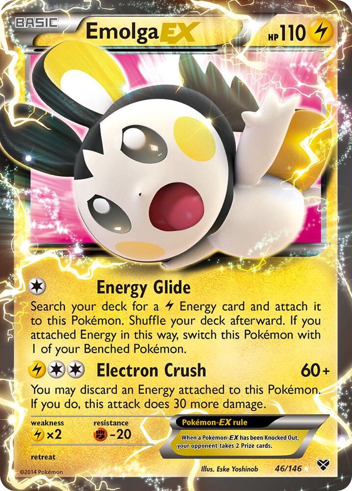 ポケモンカードゲーム Emonga xy Emolga EX - XY Base Set - Pokemon - TCGplayer.com