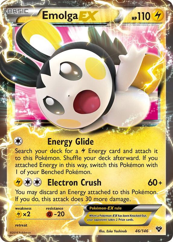 Emolga EX 46/146 from XY Base Set