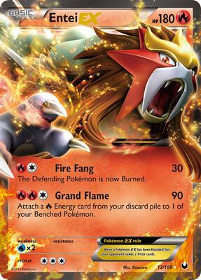 Entei EX - Dark Explorers - Pokemon - TCGplayer.com