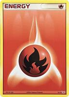 Fire Energy #10 from EX Latias & Latios Pokémon card set