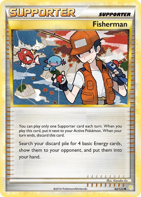 Fisherman 92/123 from HeartGold SoulSilver