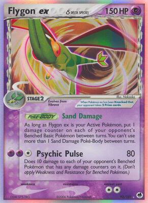 Flygon ex (Delta Species) - Dragon Frontiers - Pokemon