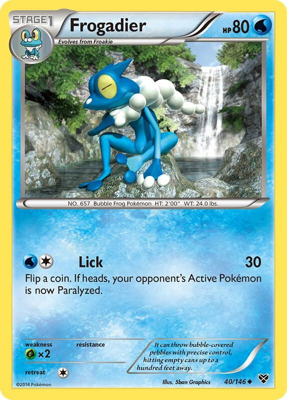 Frogadier 40/146 from XY Base Set