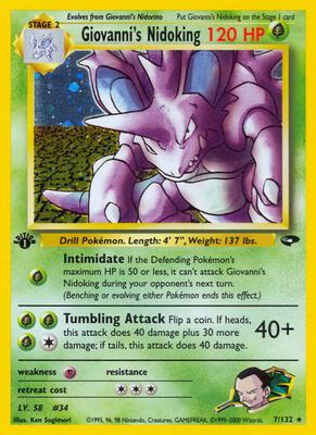 Giovanni's Nidoking - Gym Challenge - Pokemon - TCGplayer.com
