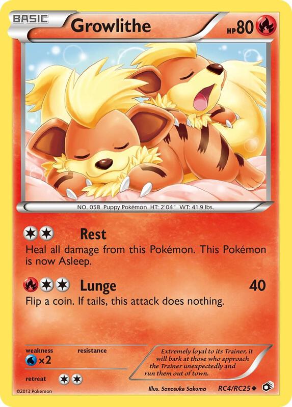 Growlithe RC4/RC25 from Legendary Treasures: Radiant Collection