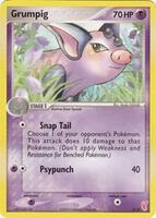 Grumpig #3 from Plusle & Minun Pokémon card set