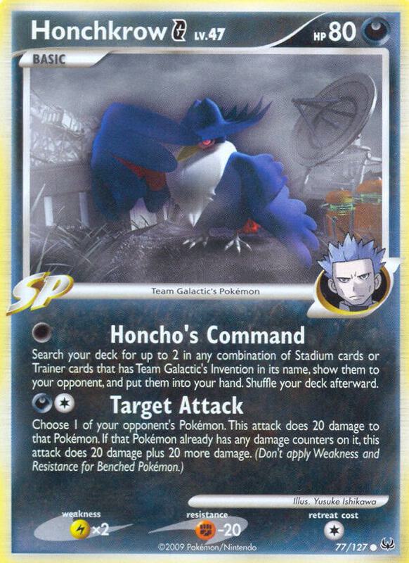 Honchkrow G 77/127 from Platinum