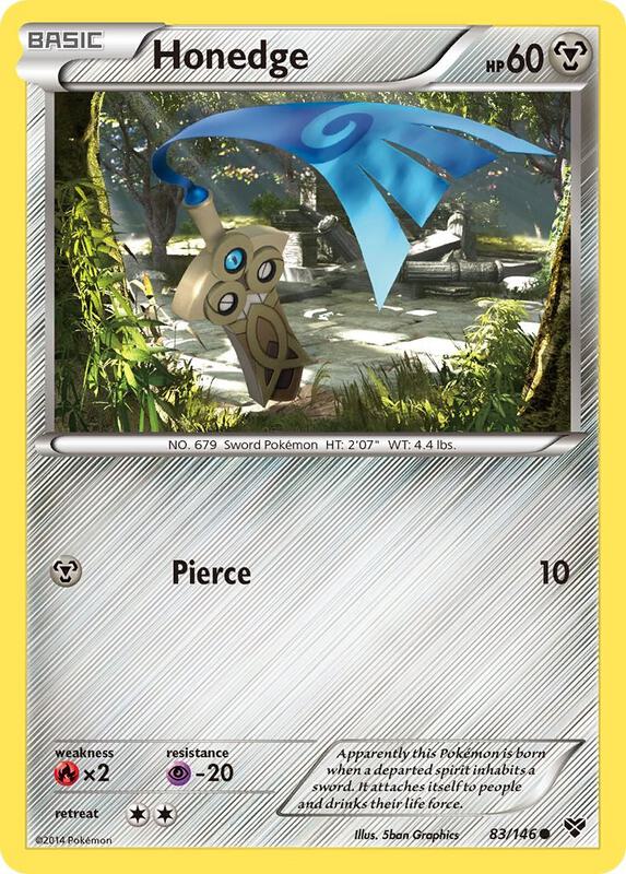 Honedge 83/146 from XY Base Set